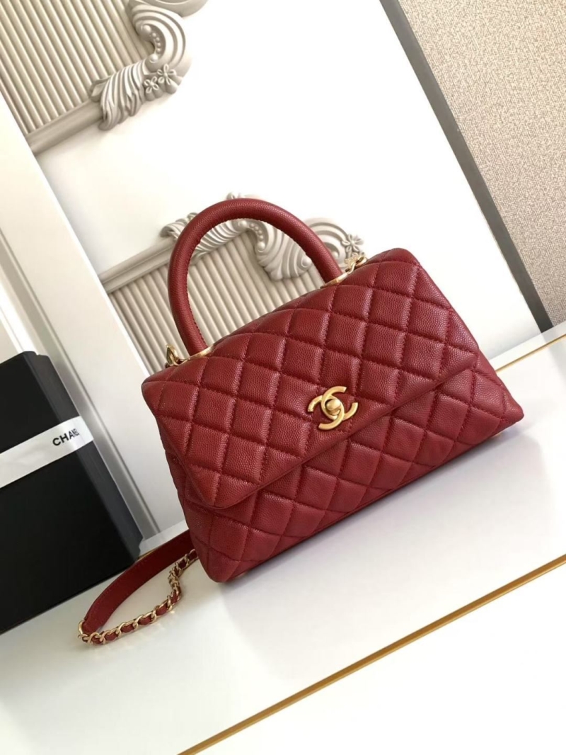 Ch**el top handle bags